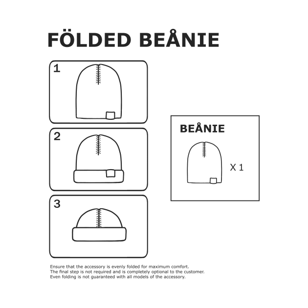 How to Fold a Beanie Instruction Manual by mikeloset