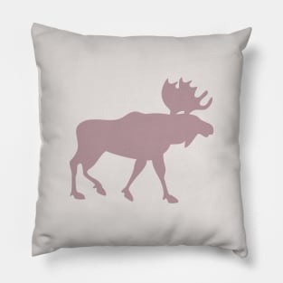 Moose (Rustic) Pillow