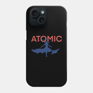 Cid Kagenou said I am ATOMIC in a cool silhouette pose the Most iconic moment from the Eminence in Shadow anime show in episode 5 Phone Case