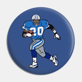 Barry Sanders Running Pin