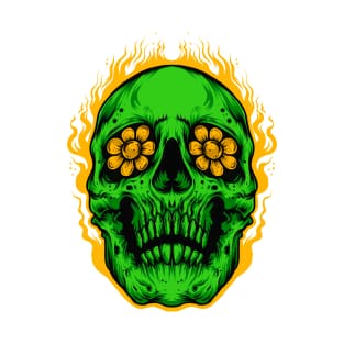 Green skull T-Shirt