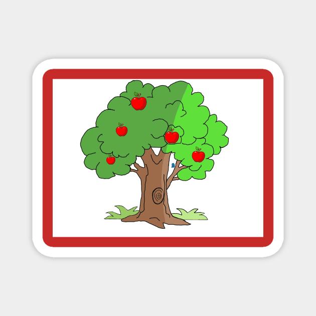 Emiliano's Apple Tree Magnet by SRCSA Middle School Shop