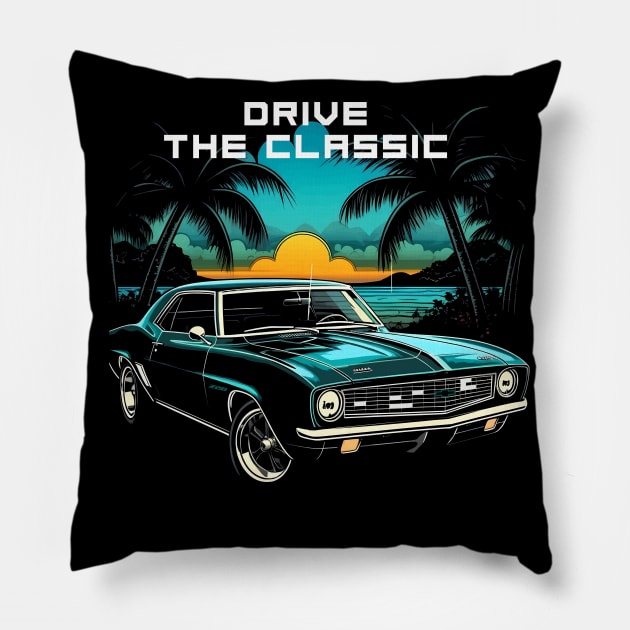 Camaro Z28 Pillow by Quotee