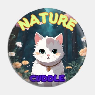 Cat Nature Cuddle Pin