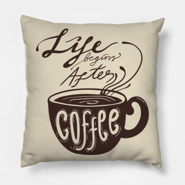 Coffee Lover Pillow by VoidDesigns