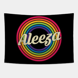 Aleeza - Retro Rainbow Style Tapestry