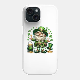 St Patricks Day Leprechaun Phone Case