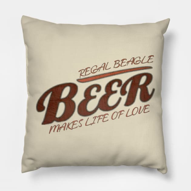 beer makes life of love Pillow by hot_issue