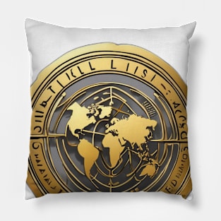 Global Elite Challenge Coin Design No. 853 Pillow