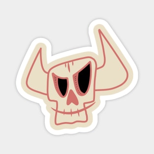 Angry skull Magnet