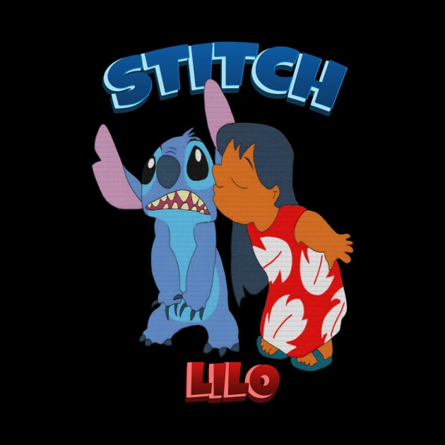 Stitch and Lilo by Izdihaarr