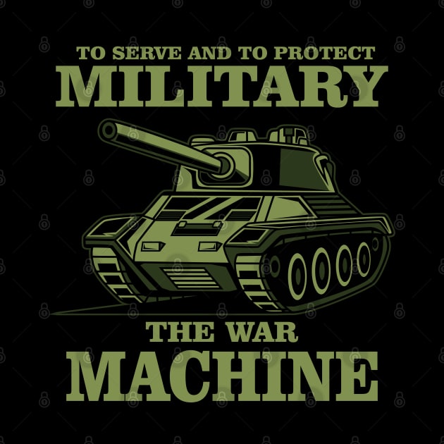 Military Tank Machine by beanbeardy