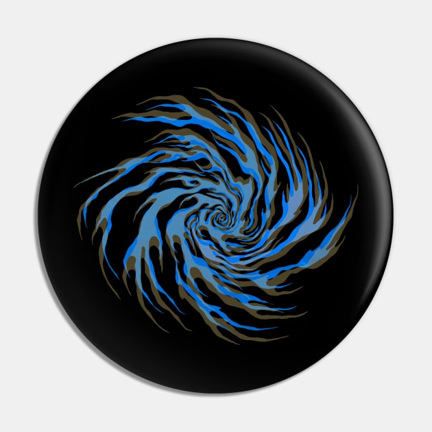 Cyclone Swirl Pin by Patchouliprints