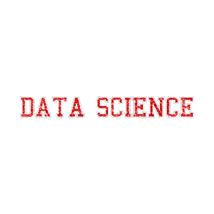 Data Science College Style: Worn Look T-Shirt