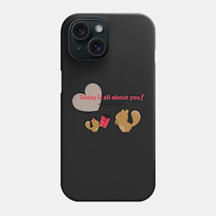 Cute Squirrel birthday gifts Phone Case