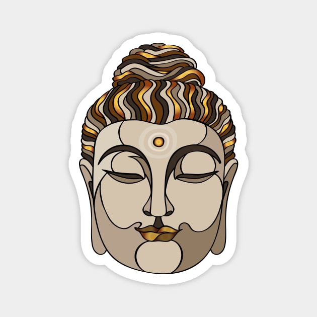 Buddha Magnet by majoihart