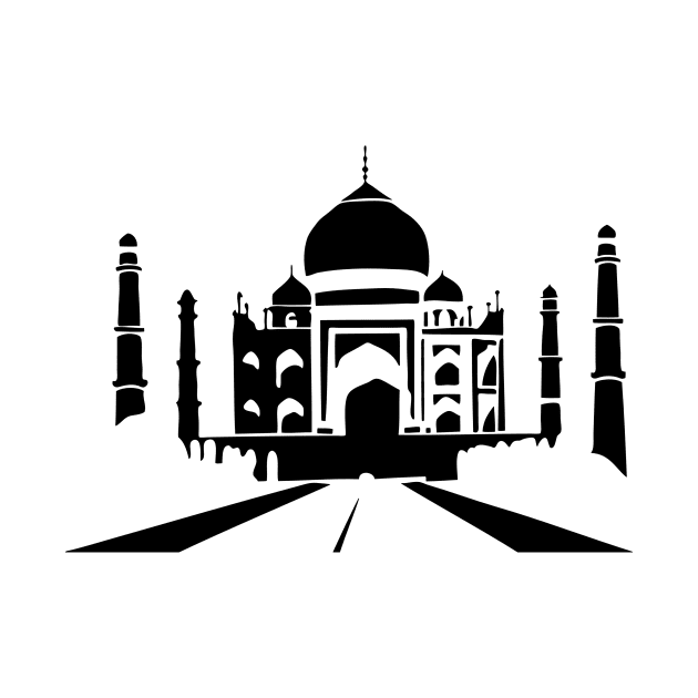 Taj Mahal Silhouette by AustralianMate