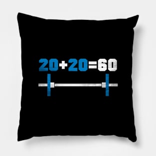 gym numbers Pillow