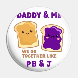 pbj daddy & me (grape) Pin