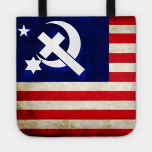 Democratic Socialist Party Flag of America Tote