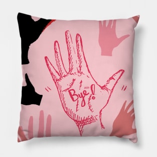 bye bye 2020 patterns Pillow