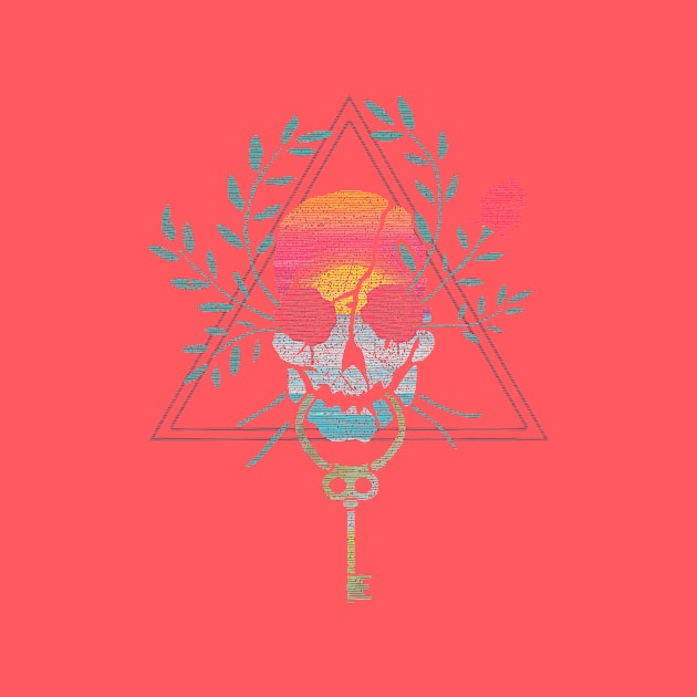 Skull of The Roses Tears by ElzeroStudio