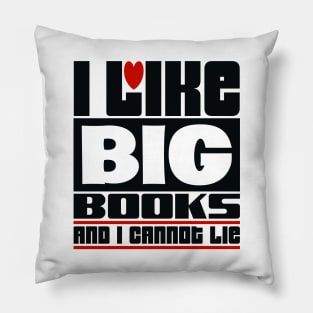 I like big books and I cannot lie Pillow