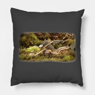 Biker mouse born to be wild Pillow