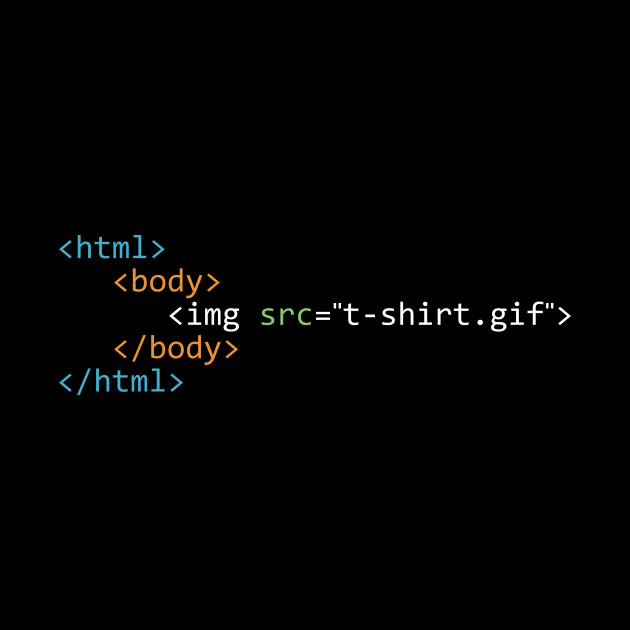 HTML Funny Shirt Design by GeekandNerdyStuff