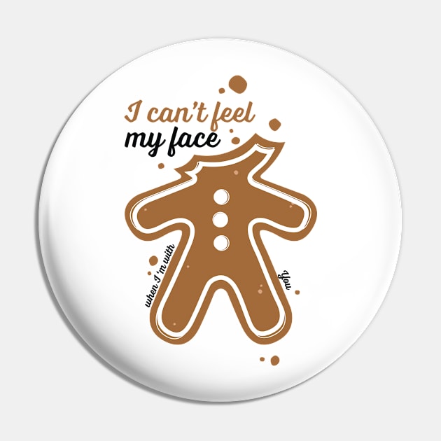 Funny Gingerbread Man Pin by greenoriginals
