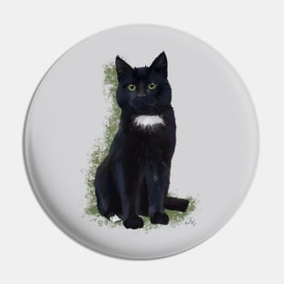 Dito the black cat Pin