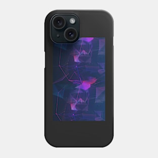 Purple Matrix Phone Case