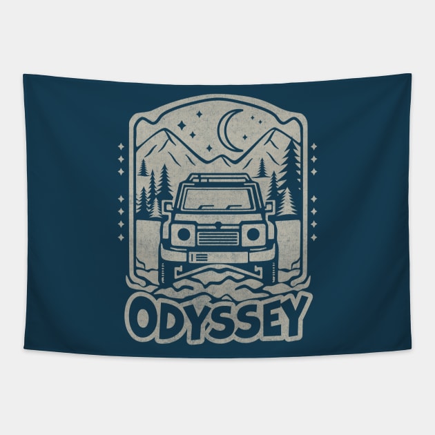Off Road Odyssey Tapestry by Tees For UR DAY