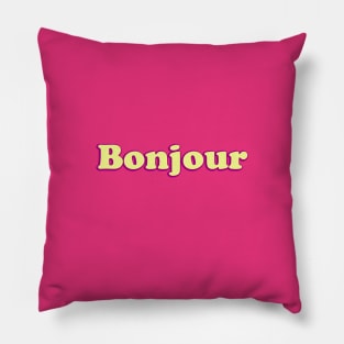 Bonjour Pillow