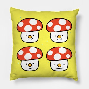 Little Happy Mushroom Pillow