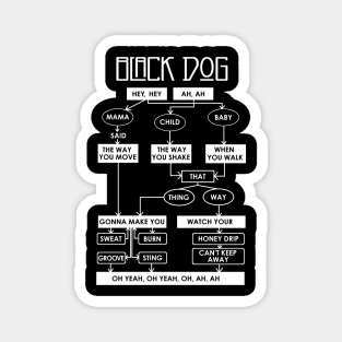 BLACK DOG Magnet