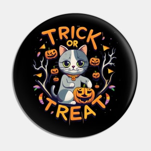 Trick or Threat Pin