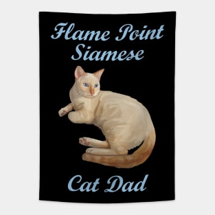 Flame Point Siamese Cat Dad Tapestry
