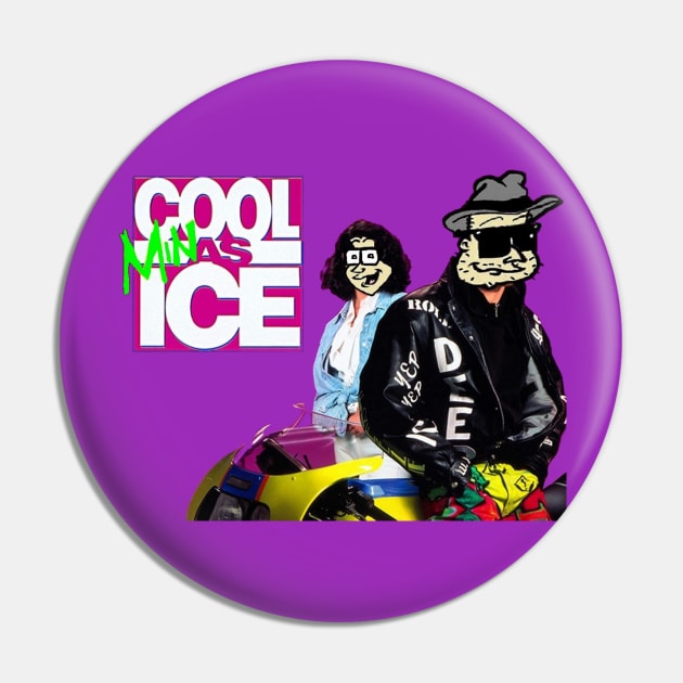 Cool as Min-Ice Pin by Sleepy Charlie Media Merch