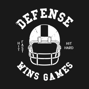 Football Fan Defense Wins Games Football Fan T-Shirt