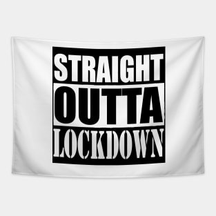 STRAIGHT OUTTA LOCK DOWN 2 Quarantine Tapestry