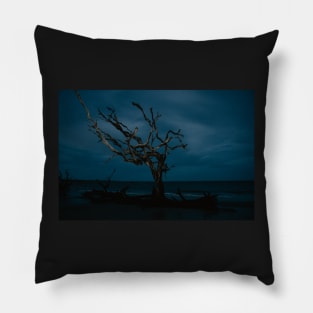 Bluehour Driftwood Beach on Jekyll Island Pillow