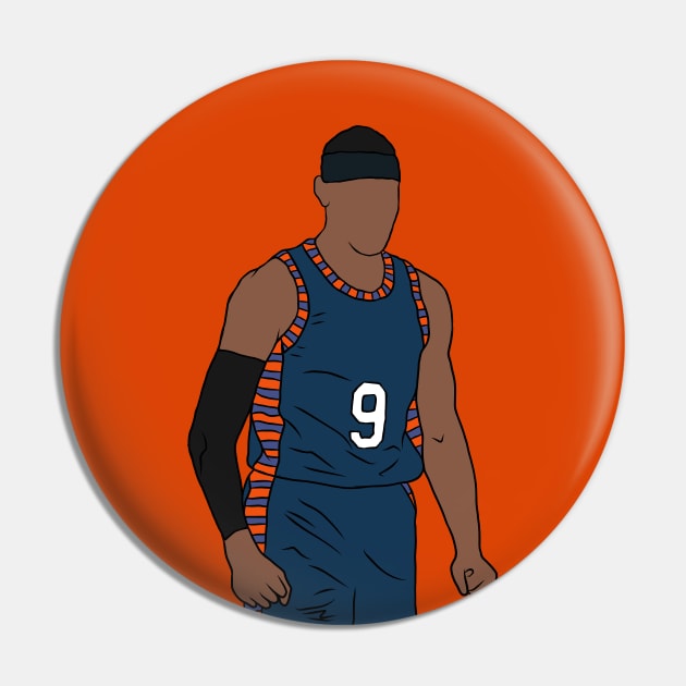 RJ Barrett Celebration Pin by rattraptees