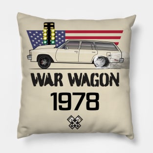 War Wagon Multi Color Pillow