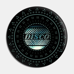 Disco discoball mandala goa Pin