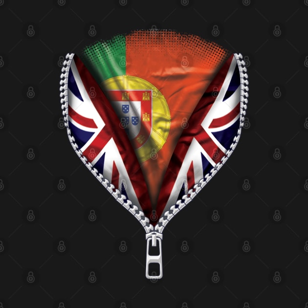 Portuguese Flag  Portugal Flag zipped British Flag - Gift for Portuguese From Portugal by Country Flags