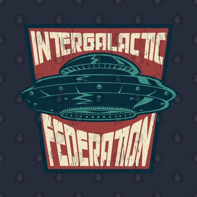 Intergalactic federation badge distressed by SpaceWiz95