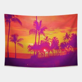 Palm Aesthetic Tapestry