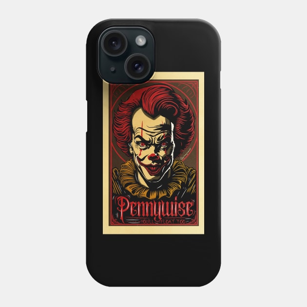 Pennywise Phone Case by gloomynomad