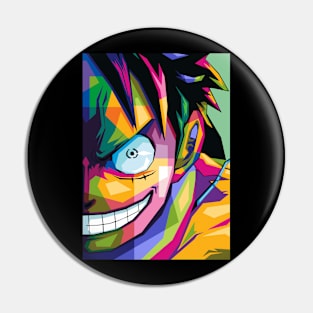 Monkey D Luffy Pop Art Pin